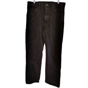 Rustler‎ Men's Black Straight Leg 34X32 Jeans